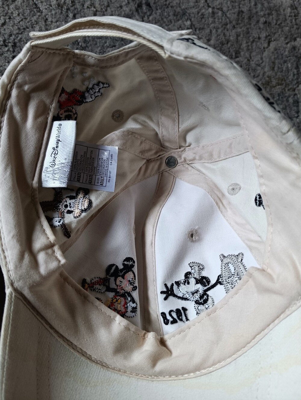 š¤ LOT 2 Disney Parks Mickey Through The Years Embroidered Baseball Cap Hat - Picture 12 of 16